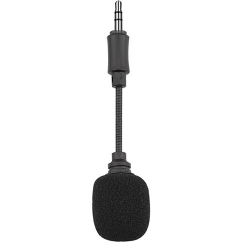 Portable 3.5mm Plug Mini Microphone for OSMO Pocket Action CameraIn-line Three Poles Short Microphone