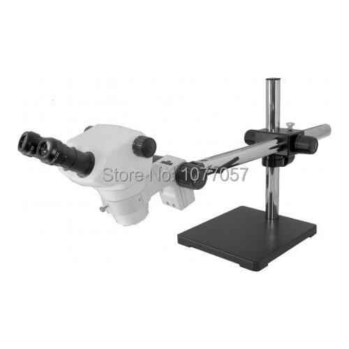 Factory Direct Sale , CE ISO 4x-100x Low Power Single Boom stand zoom Stereo Microscope ,Well sold In EU , USA