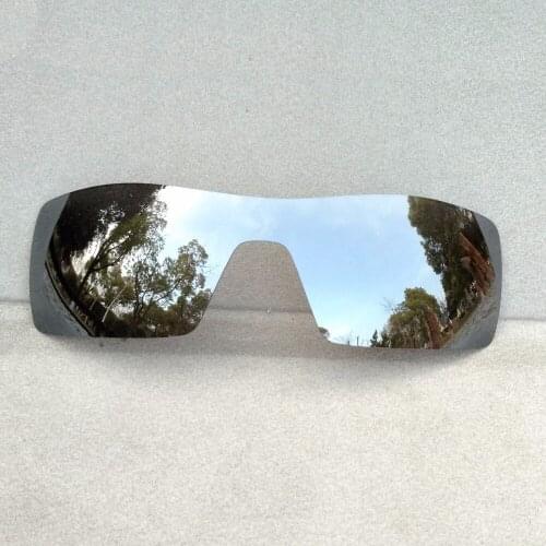 Silver Mirrored Replacement Lenses for Oil Rig Sunglasses Frame 100% UVA & UVB Anti-Reflective