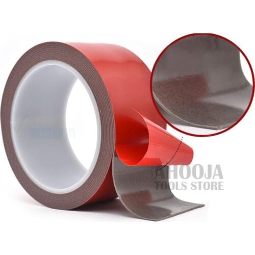 Grey Ultra Strong Waterproof Acrylic Double-Sided Tape Automotive Glue Adhesive Super Non-Trace Removable Magic Tapes