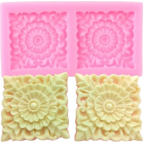 Flower Silicone Mold Lace Cake Border Fondant Molds Cake Decorating Tools Chocolate Gumpaste Mould Clay Candy Resin Moulds