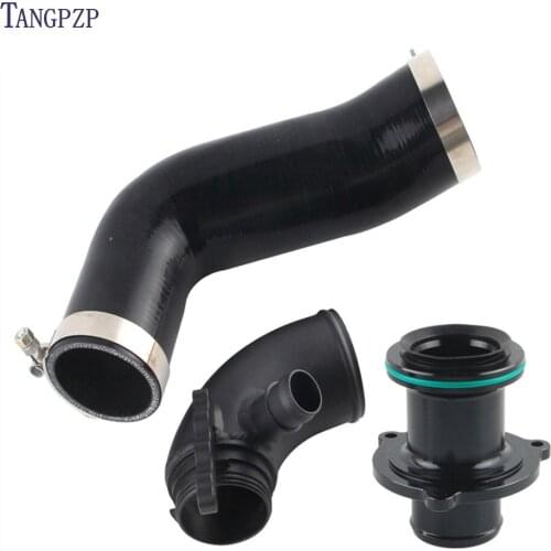 EA888 Silicone Intake Hose Pipe Turbo Inlet Elbow Muffler Delete For VW Golf MK7 R Audi 2015+ V8 MK3 A3 S3 TT 3gen engine