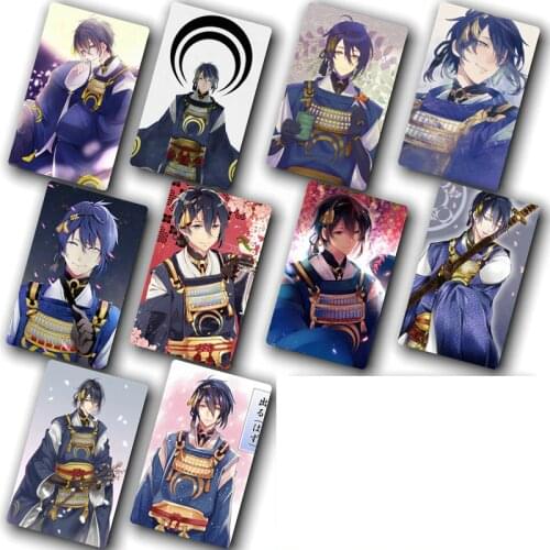 Touken Ranbu Online Anime Card Sticker DIY Decoration Bus ID Waterproof Card Stickers Kids Classic Toys Sticker 100 pcs