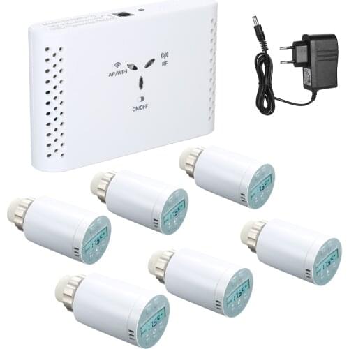 WIFI Smart Thermostat Temperature Controller for Electric Floor Heating Water Wireless Reciver Voice Remote Control Programmable