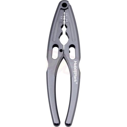 Hobbypark Universal RC Shock Pliers w/Ball End Multi-Function Clamp Tools for RC Car Truck Off Road Buggy Rock Crawler (Gray)