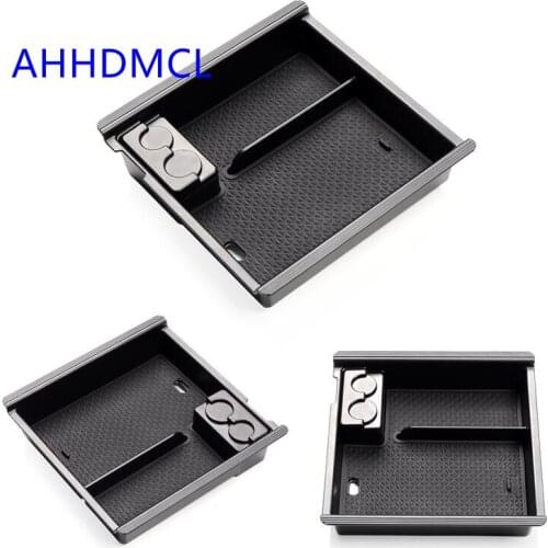 Car Armrest Box Storage Central Storage Box Compartment For Tacoma 2016 2017 2018 2019