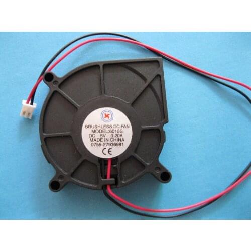 1 Pcs Brushless DC Blower Fan 5V 6015S 60x60x15mm Sleeve-bearing