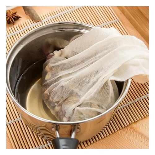 1PC Drawstring Medicine Cotton Bag, Kitchen Sachet Bag Slag Separation Cooking Soup Bag Brew Kitchen Cooking Tools Free Shipping