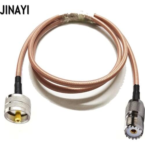 3m 5m 10m RG142 RF Pigtail Cable UHF SO239 Female Jack to UHF pl259 male Plug Coaxial Cable