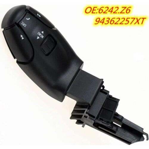 6242.Z6 94362257XT New Radio CD Audio Remote Control Stalk Switch With Bluetooth For Peugoet 206 307 407 607 807 Citoen C5 C8