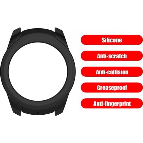 Pure Frame Case Present Fashionable Dial Wristwatch for Ticwatch Pro 2020/Ticwatch Pro Smart Watch Skin Protector