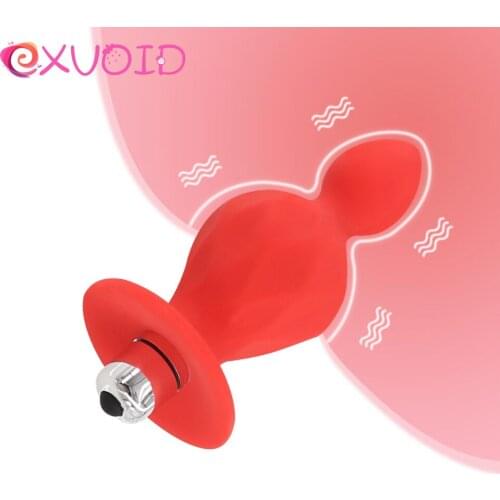 EXVOID Dildo Vibrator Butt Plug Sex Toys for Women Men Gay Prostate Massage Adult Products Anal Beads Big Anal Vibrator Silicone