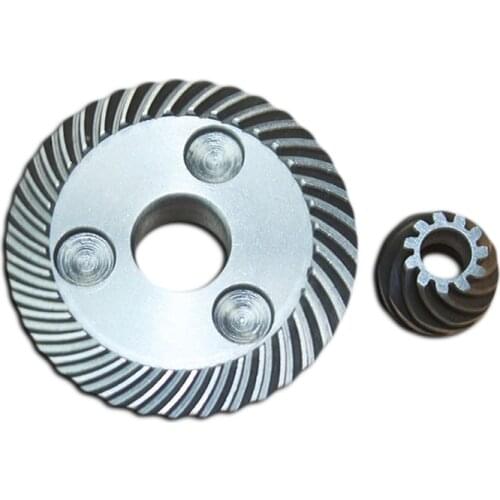 FF-100A Metal Replacement Metal Angle Grinding Spiral Bevel Gear set for 9523 Angle Grinder, Inner Diameter 12mm, 36 Teeth