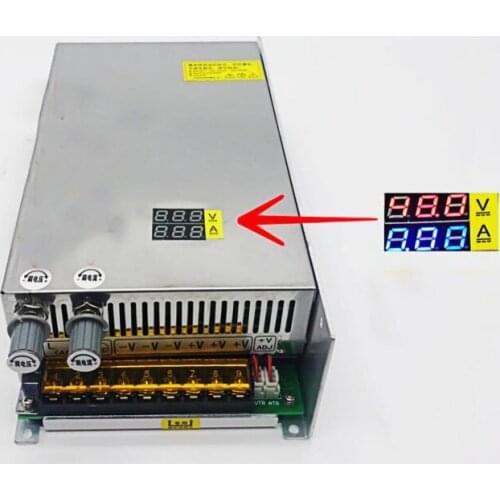 Switching Power Supply 0-48V 0-20A 1000W Digital Display Voltage and Current Adjustable Regulated Power Supply