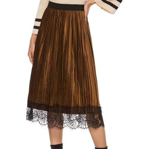 LeFifino Women's Pleated Skirts