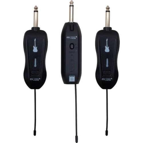 MAGICVOICE MV-19592 UHF GUITAR TYPE WIRELESS MICROPHONE SET of THREE