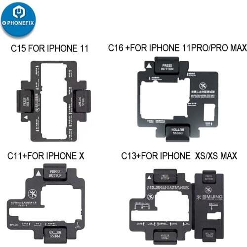 MJ C11 C13 C15 C16 Motherboard Tester Mainboard Layering Soldering Fixture for iPhone X XS MAX Logic Board Function Tester