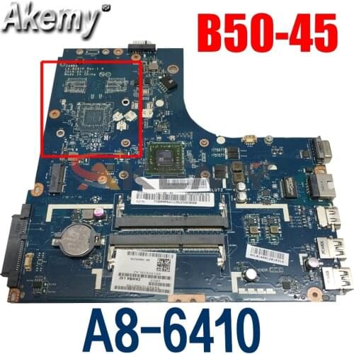 New ZAWBA/BB LA-B291P Motherboard for Lenovo B50-45 Laptop motherboard B50-45 mainboard with AMD A8-6410 CPU 100% test wor