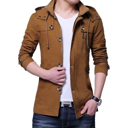 Overcoat Mens Jackets Coat Winter Female Hats Windbreaker Plus Size Mens Clothes Fit Windproof Hombre Smart Casual 5XL MOOWNUC