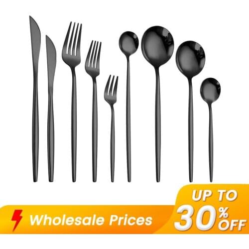 Stainless Steel Western Tableware Steak Knife Fork Dessert Coffee Spoon Flatware Kitchen Household High-End Exquisite Cutlery