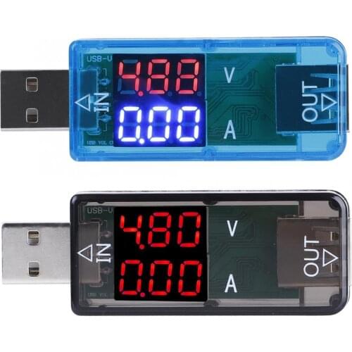 USB Tester Voltage Current Meter Ammeter Current Meter Multimeter Voltage Detector For Mobile Power Detector