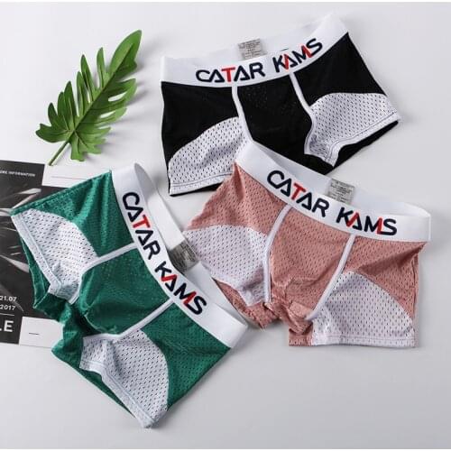 Mesh Cotton Boxershorts Men Comforable Panties Set трусы мужские боксеры Gay Sexy Underwear Man Boxer 2021 Hot Size M-XXXL