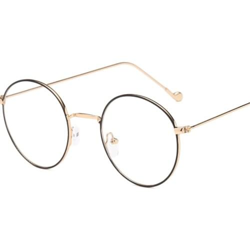 XojoX Metal Finished Myopia Glasses Women Men Vintage Clear Spectacle Nearsighted Unisex Shortsighted With Diopter -1.0to-4.0