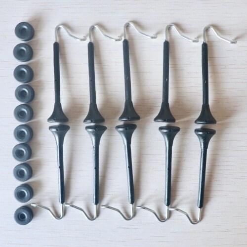 10 Sets Carburetor Choke Rod & Gromment Fits for Chinese G4500 5200 5800 Chainsaw