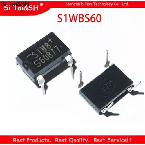 10pcs S1WBS60 4 1A 600V DIP-4 S1WB S1WB60