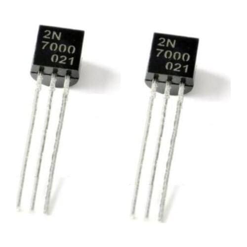 12 PCS 2N7000 TO-92 MOSFET N-CHANNEL 60V 0.2A Transistor