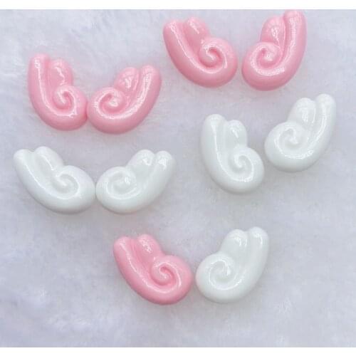 20pcs/lot kawaii resin Mini Little wings flat back cabochons For Hair Bow Centers DIY Scrapbooking Decor E81