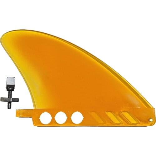 4.6 inch soft flex fin with screw white water fin