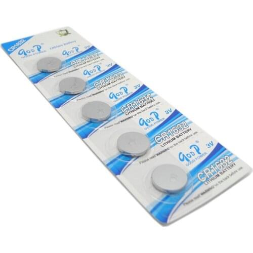 5PCS/LOT GODP High Quality CR1632 CR 1632 3V Lithium Button Cell Battery