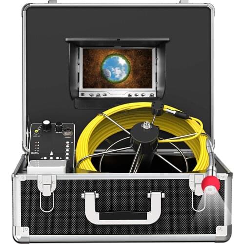 7-INCH Display DVR Record water well duct borehole inspection camera endoscopic for pipes