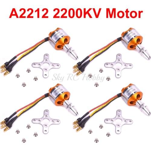 A2212 2212 2200KV XXD 6T 2-3S Brushless Motor Outrunner Motors For RC Aircraft Plane Airplane Multi-copter