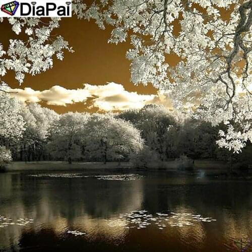 DiaPai 100% Full Square/Round Drill 5D DIY Diamond Painting "Sunset scenery" Diamond Embroidery Cross Stitch 3D Decor A19368