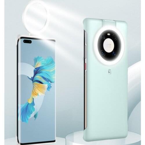 LED Phone Case For Huawei P30 40 Pro Mate 30 40 Pro Selfie Ring Flash Photo Fill Light Portable Flash Camera Flashlight Cover