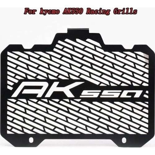For Kymco AK550 AK 550 2017 2018 Motorcycle Stainless Steel Radiator Grille Guard Gill Cover Protector Protection