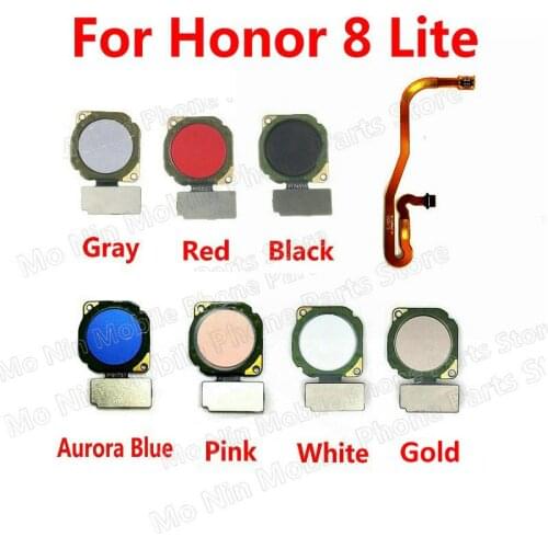 Touch ID Fingerprint Sensor Scanner Connector Home Return Button Key Flex Cable For Huawei Honor 8 Lite