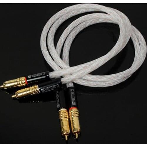 Hifi pair TARA Labs RSC Vector 2 HIFI Interconnects Audio cable with Gold plated RCA plug
