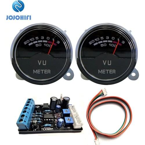 2pcs P-40SA VU Meter + 1pcs Driver Board High-precision Head Amplifier DB Table Decoder Level Meter Audio Strap with Backlight
