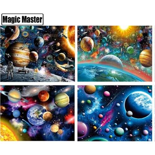 NEW Diamond Embroidery Starry Sky Decor Picture 5D DIY Full drilling Diamond Painting gift birthday present