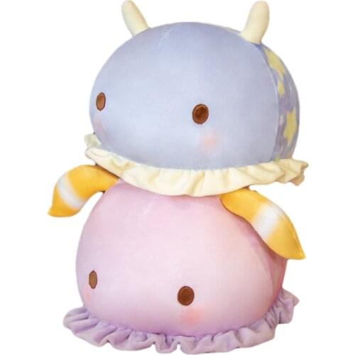 Kawaii Manatee Sea Cow Plush Toy Stuffed Animal Plushie Pillow Soft Kids Sleeping Companion Doll Fluffy Sofa Bed Cushion 40/50cm