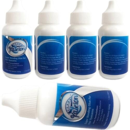 1.3 Oz 38 ml Katelon super adhesive glue wig bonding glue for lace wig and toupee