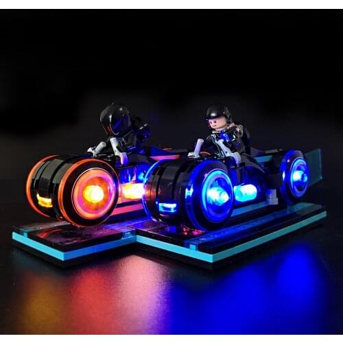 Kyglaring Led Light Up Kit For LEGO 21314 Tron Legacy Light Cycles Racing Motor Bike Lightstream( not include bricks set )