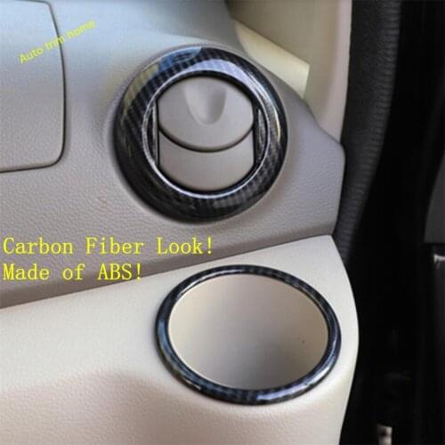 Lapetus Side Front Cup Holder Water Bottle Drinks Ring Cover Trim Fit For Nissan NV200 / Evalia 2015 - 2019 ABS Auto Accessories