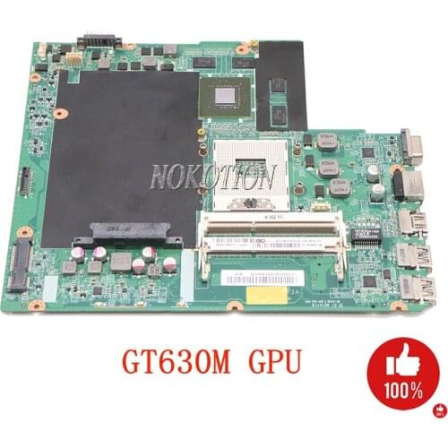NOKOTION For Lenovo IdeaPad Z580 laptop motherboard DDR3 HM76 GT630M GPU 11S90001736 31LZ3MB01D0 DALZ3AMB8E0