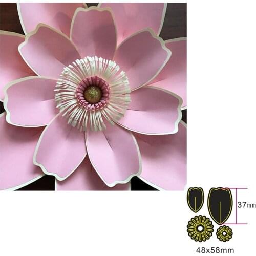 Multi-layered flower Metal Cutting Dies for DIY Scrapbook Cutting Die Paper Cards Making Embossed Decorative Craft Die Cut New