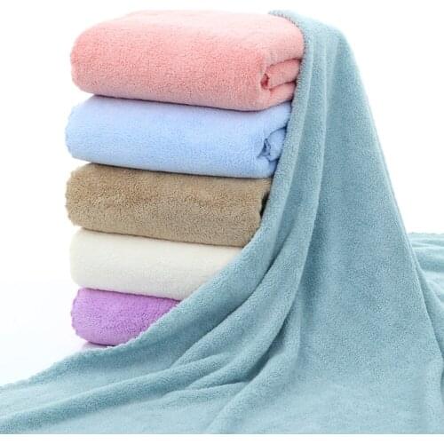 Bath Towel Super Absorbent and Fast Drying Oversized Microfiber Shower Towel for Bathroom Pool Beach Body Spa 140x70cm