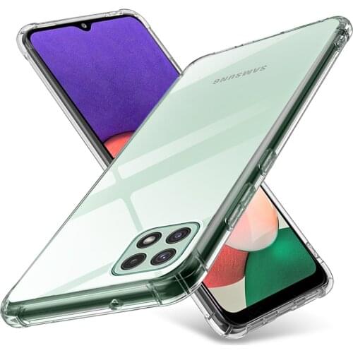 Transparent silicone phone case For Samsung Galaxy A22 5G Clear Soft Back Cover For Samsung A22 A 22 22A 5G Coque Fundas